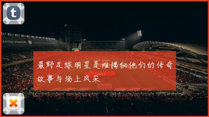 最野足球明星是谁揭秘他们的传奇故事与场上风采
