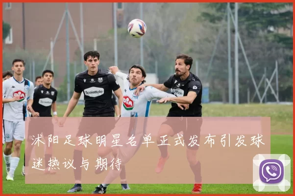 沭阳足球明星名单正式发布引发球迷热议与期待